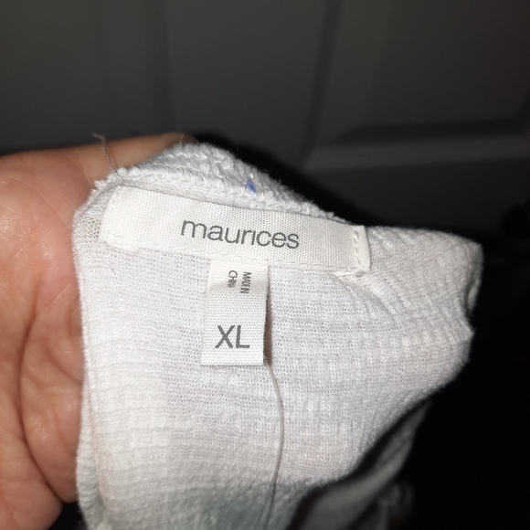 🌟 Maurices crocheted peplum tank top size xl NWT - Picture 3 of 6